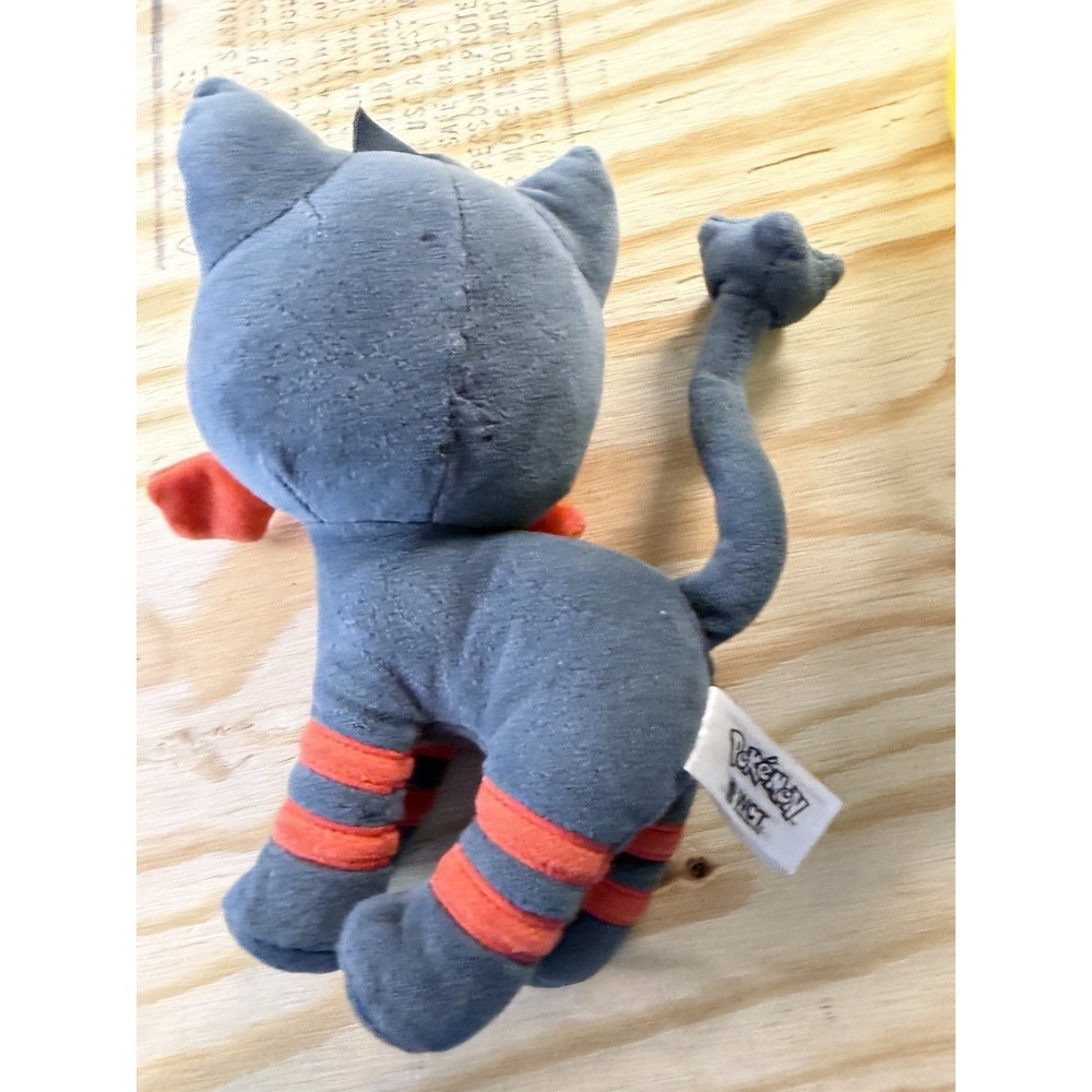 Pokémon Litten Plush 8" Wicked Cool Toys WCT 2017 Fire Starter Alola Cat - Picture 2 of 6